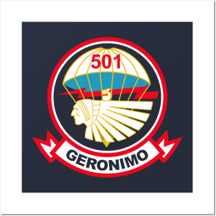 Mod.2 Geronimo 501st Airborne Parachute Infantry Posters and Art